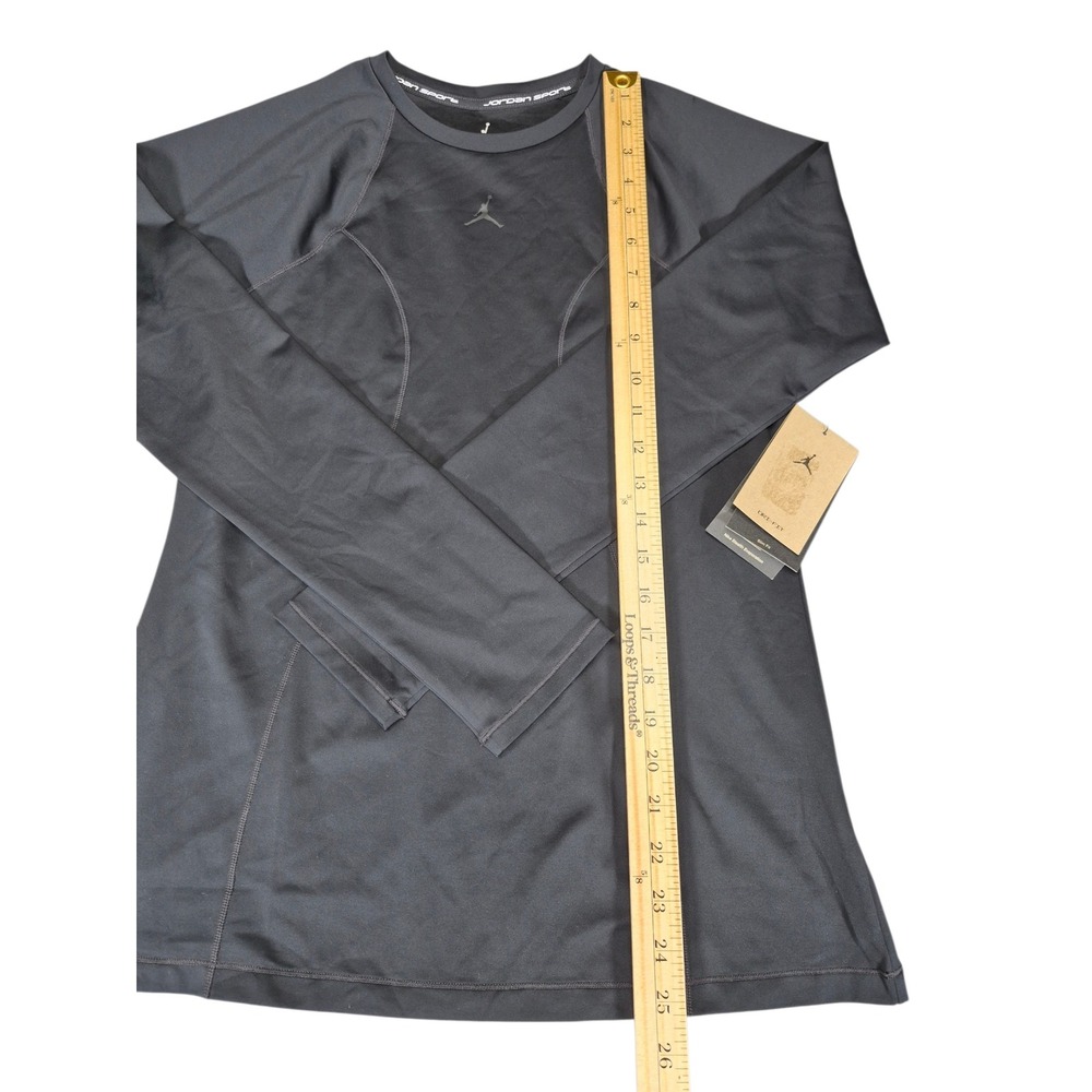 Jordan Sport Womens Dri-FIT Long Sleeve Training Top Black FN5110-010 Size L NWT - Picture 6 of 7